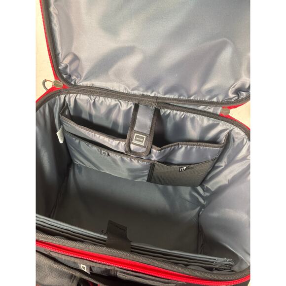 ULINE Mobile Desk File Organizer Hard Case Carrying Laptop Bag 17x13x14 - Picture 7 of 7